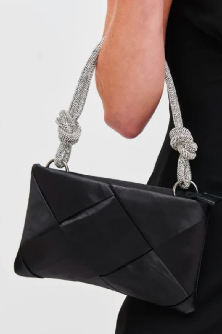 Valkyrie Black Evening Bag - Image 2